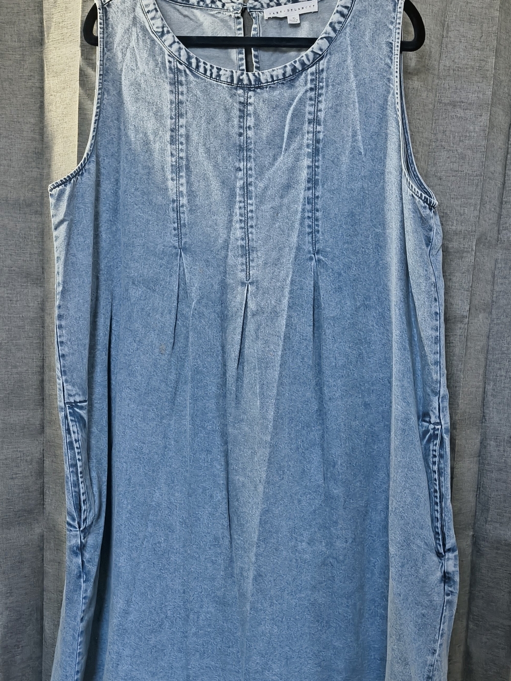 Jane + Delancey Light Blue Denim Sleeveless Dress - Size XL